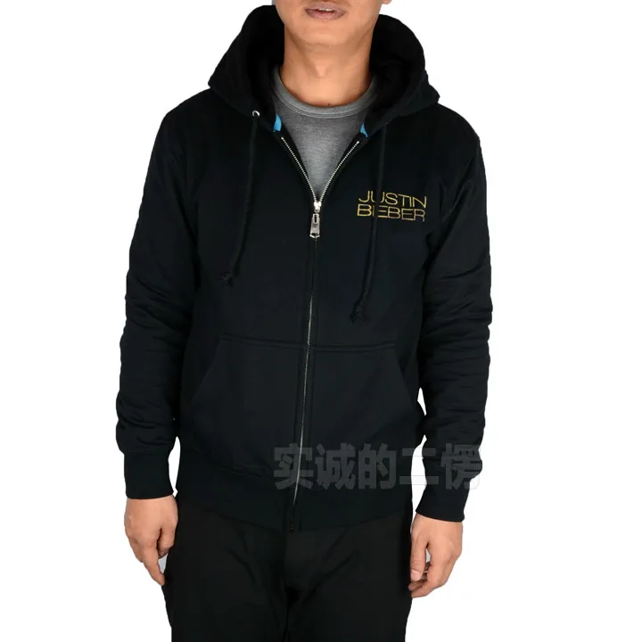 Толстовка с капюшоном на молнии из мягкого и теплого хлопка изображением звезды