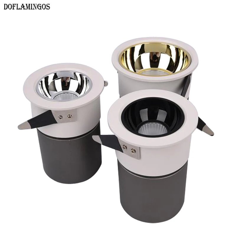 Новинка 5 Вт 10 15 20 CREE LED Cob потолочный светильник для отеля Встроенный Настенный