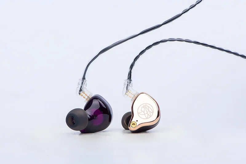 purple Ароматный Zither TFZ T2 2Pin интерфейс Металл HIFI монитор IEM 3,5 мм в ухо спортивные музыкальные динамические DJ сценические наушники - Цвет: purple