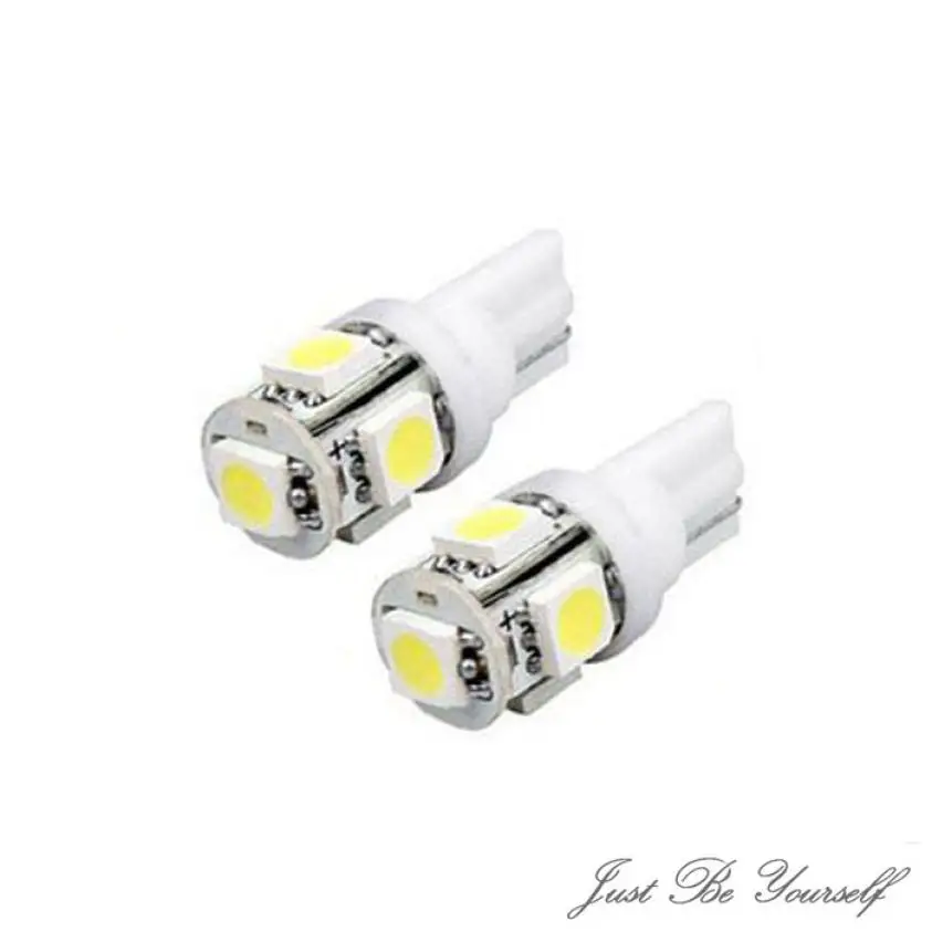 Франшиза 50 шт. T10 клин 5-SMD 5050 Светодиодный светильник пы 192 168 194 W5W 2825 158 свет для