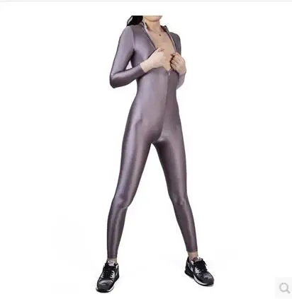 (LG008) колготки унисекс из спандекса однотонные непрозрачные леггинсы Zentai