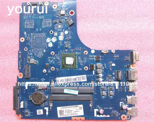 Yourui для ноутбука Lenovo B50 45 15 6 дюйма материнской платы 5B20G37223 LA B291P ZAWBA W