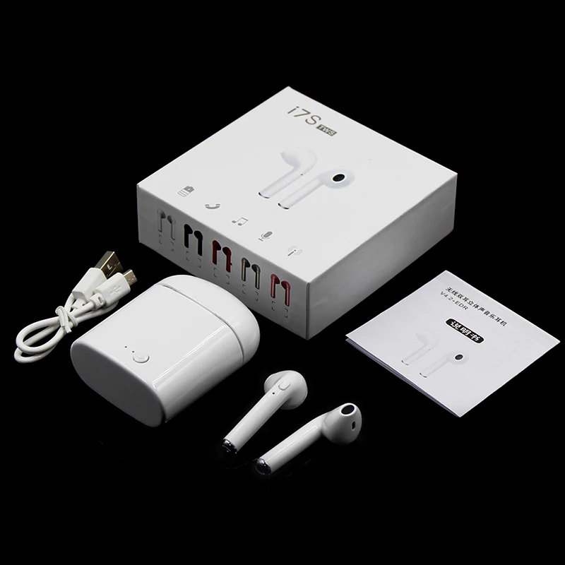 Новое поступление i7s TWS красочные беспроводные стерео Bluetooth наушники фантазия