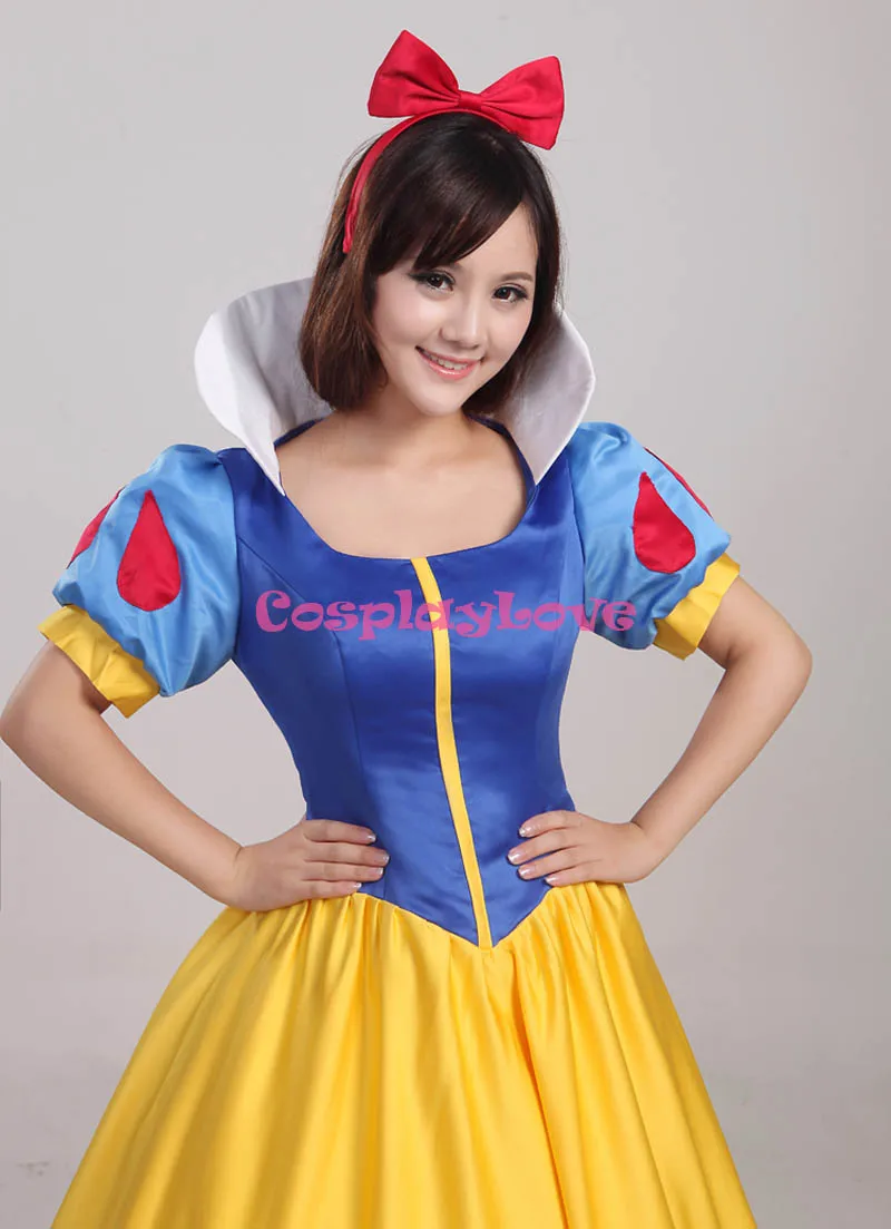 CosplayLove сделанное на заказ Белоснежное платье принцессы косплей костюм для