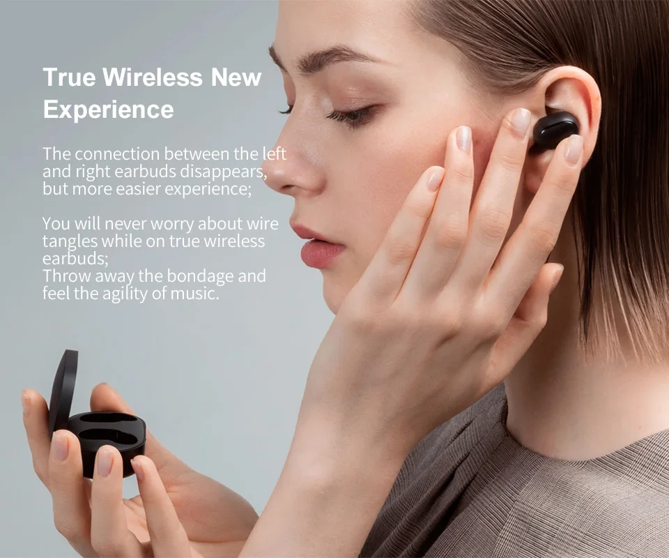 Xiaomi Redmi AirDots TWSEJ04LS наушники Bluetooth 5,0 DSP активное шумоподавление истинные стерео беспроводные умные наушники