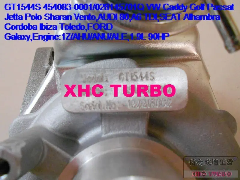 Новый GT1544S 454083 028145701Q турбонагнетатель для автомобилей Фольксваген Caddy Golf Passat Jetta