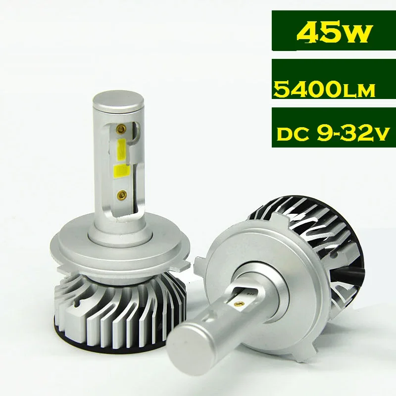 

Dianshi NEW IP67 12V 24V H4 H1 H7 H11 9005 9006 45W led headlight 6000K