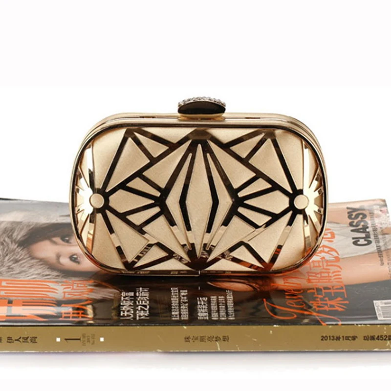 Новое поступление модные женские сумки дамские открытые с железной сеткой