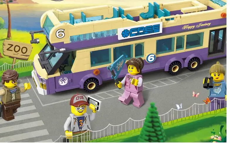 Новинка 1123 года. Модель автобуса Legoe для детей. Совместимая модель Legoe|lego building|lego