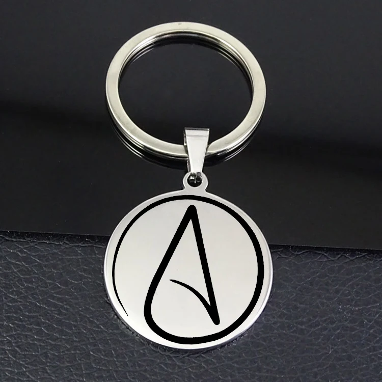 Брелок Atheist лидер продаж брелок с диском ювелирные изделия для мужчин и женщин