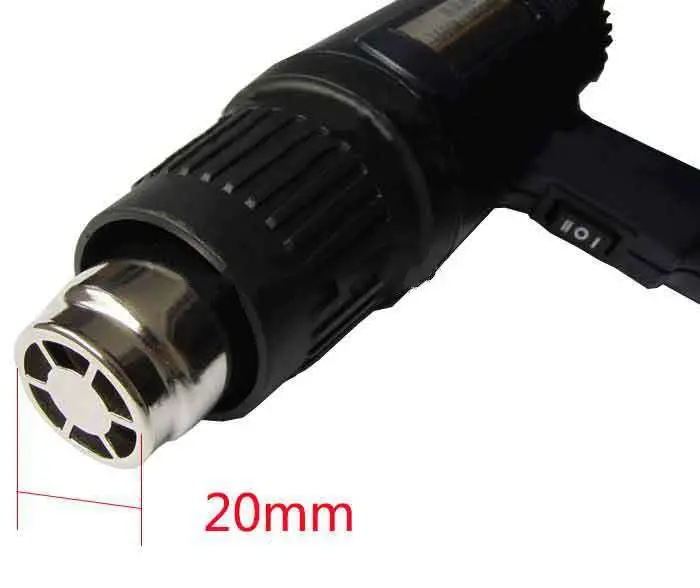 Бесплатная доставка Электрический фена 220 В 1500 Вт тепловые пушки Регулируемая