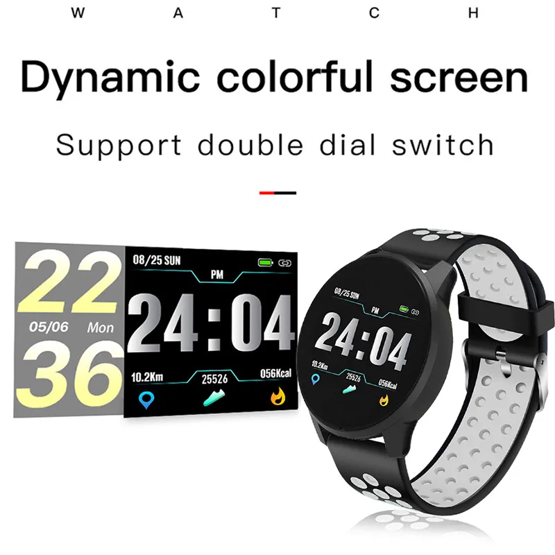 Новый умный браслет для женщин и мужчин фитнес трекер IP67 Водонепроницаемый Смарт