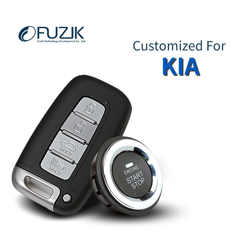 Fuzik ключ без ключа Go умный ключ без ключа пусковой кнопки для kia K2 K3 Soul Rio Cerato KX3 Forte K3S K5 Sportage