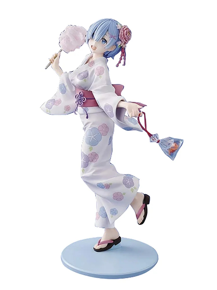 Аниме RE: Zero Начальная жизнь в другом мире: Rem Yukata версия ПВХ 23 см фигурки аниме