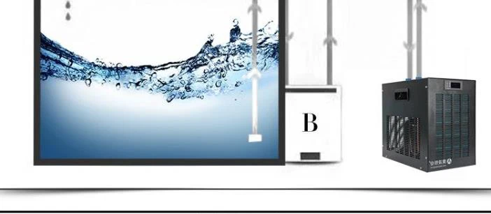 Охладитель аквариума охладитель машины пресная вода морская вода Холодильный Компрессор охладитель воды для 160L