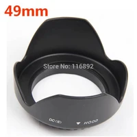 10pcslot 49mm flower lens hood for canon nikon for sony lens