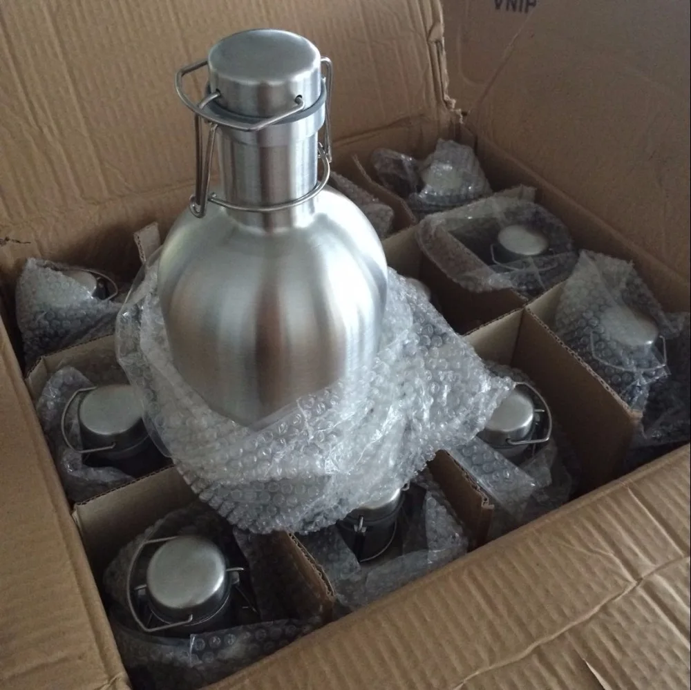 12 шт. из нержавеющей стали для пива 64 унций качели бутылка 2 литра 304|steel baby bottle|steel