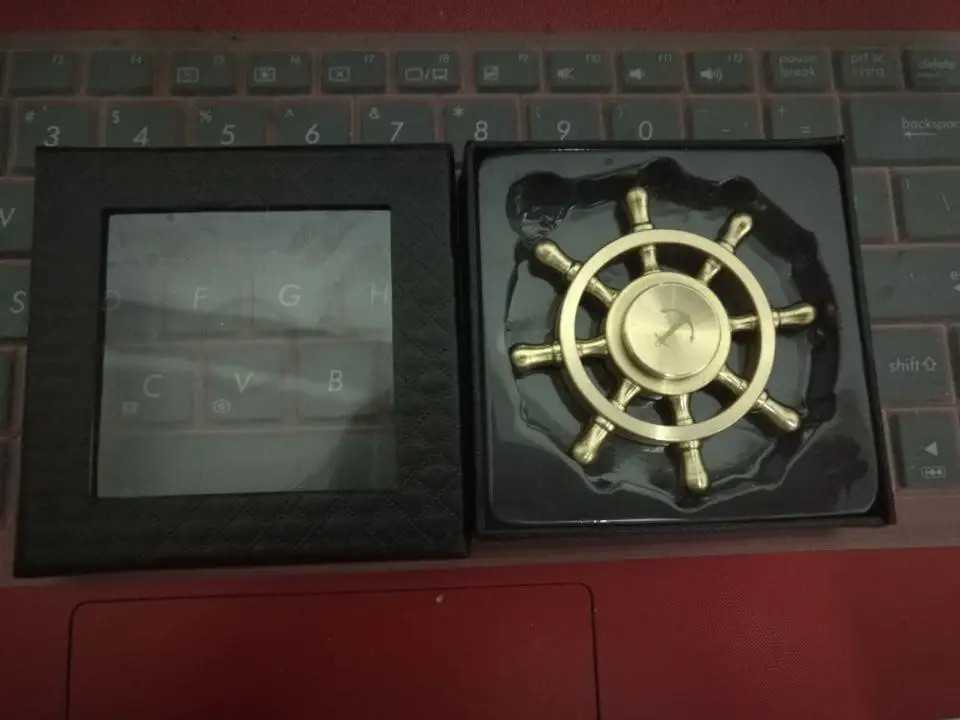 Медный Спиннер в форме кораблей антистрессовый для снятия стресса|spinner|spinner wheels |