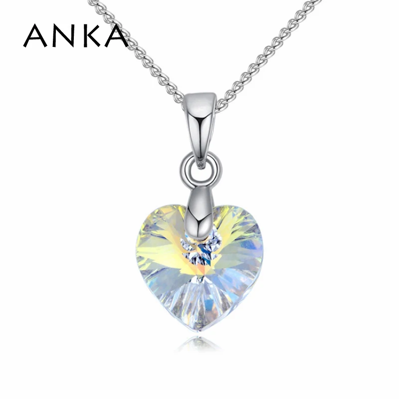 Анка мини XILION стильный элегантный кулон &quotСердечко&quot Серебряный Цвет форме