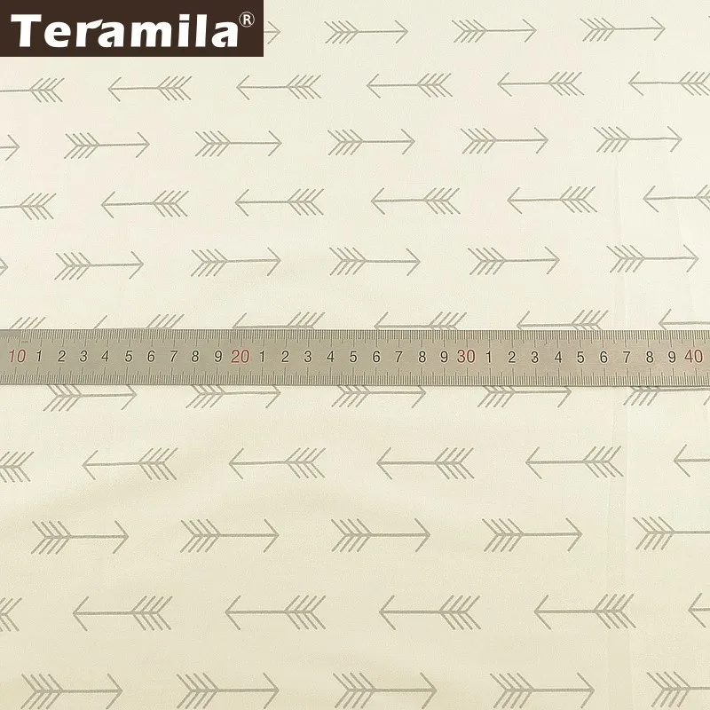 Teramila напечатанные стрелки 100% хлопок саржевая ткань метры Algodon DIY Одежда Tecido