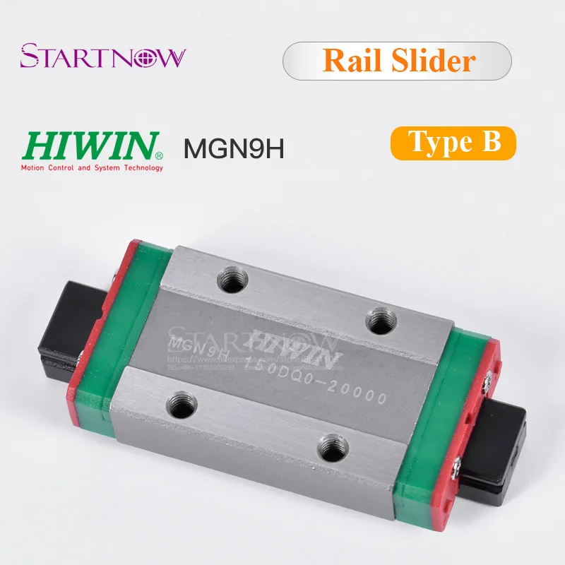 Тайваньский HIWIN EGH15CA MGN9H ползунок Блок Линейный рельсовый направляющий подшипник для фрезерного станка с ЧПУ деревообрабатывающий лазерный станок 3d принтер
