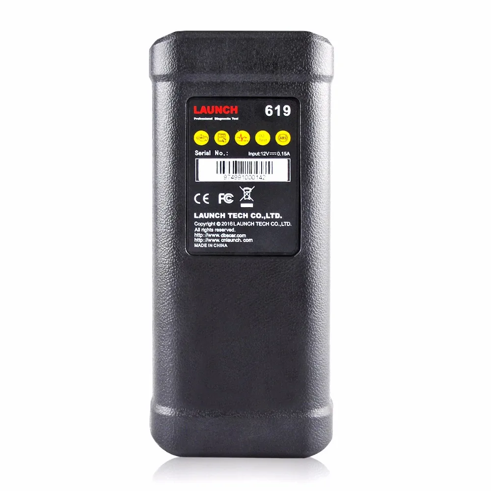 2019 OBD2 OBD 2 Автомобильный сканер LAUNCH Creader CR619 поддерживает антиблокировочная