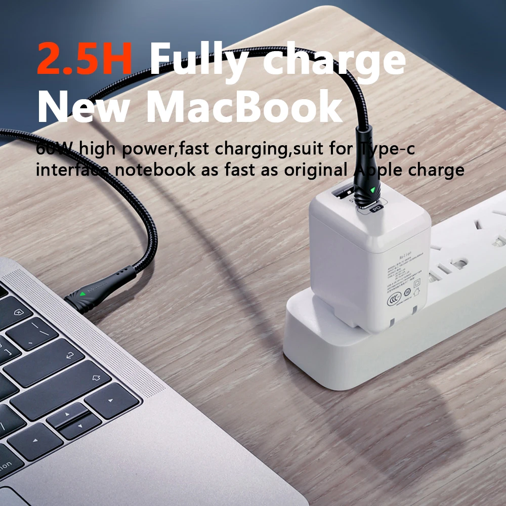 Зарядный кабель MCDODO 60 Вт 3 А USB Type C|Кабели для мобильных телефонов| |