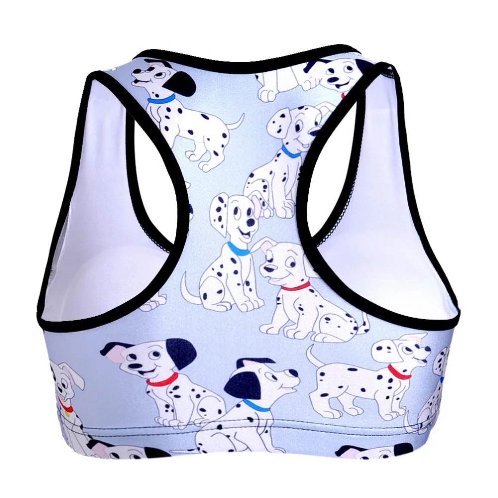 Женский короткий жилет для фитнеса с принтом далматинцев 101 бесшовное эластичное