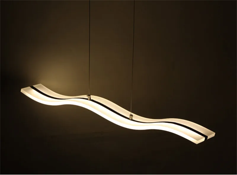 

LED 110V-220V Chandeliers white acrylic Curvaceous for dinning room bedroom study chandelier lights free shipping