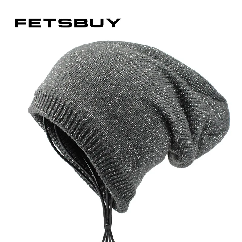 [Fetsbuy] Мужская Для женщин Skullies шапка капот зимняя шапочка вязаная шерстяная шляпа