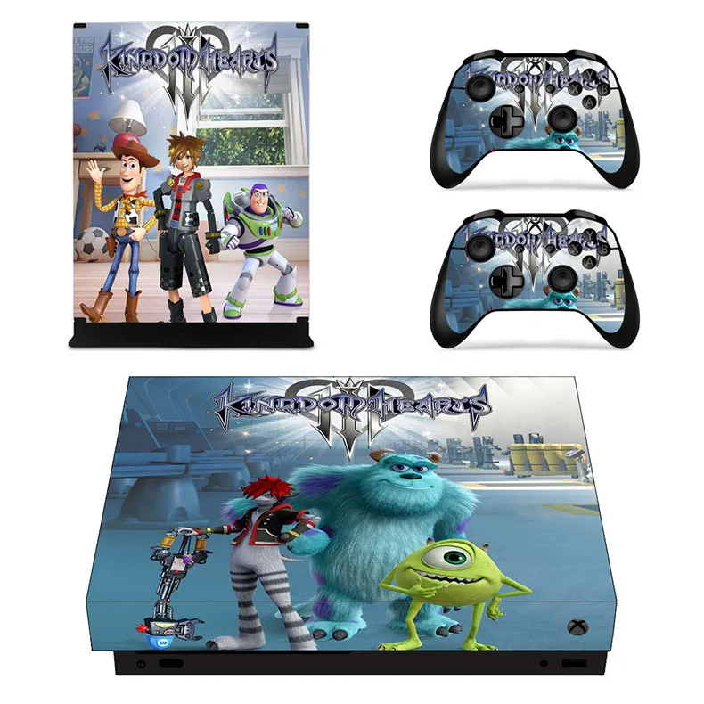 Kingdom hearts 3 виниловые наклейки для кожи, наклейки для xbox one x, наклейки s Pegatinas Adesivo для xbox one x консоли и контроллеры - Цвет: YSX1X1955