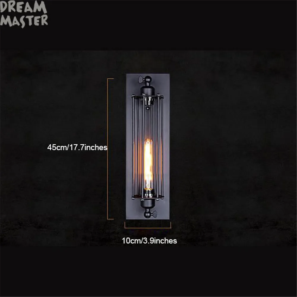 Винтажные Настенные светильники в стиле лофт Американский промышленный