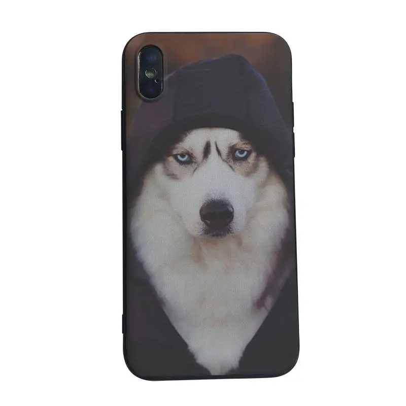 9 Милый чехол для телефона Yinuoda Husky для iPhone11 Pro Max 8 8plus 7 7plus 6 6plus 5 5S 5c SE Чехол для мобильного телефона - Цвет: 9