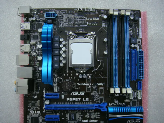 Б/у Материнская плата Asus P8P67 LE P67 Socket LGA 1155 i3 i5 i7 DDR3 32G SATA3 USB3.0|motherboard p67|asus p8p67 lep8p67 le |