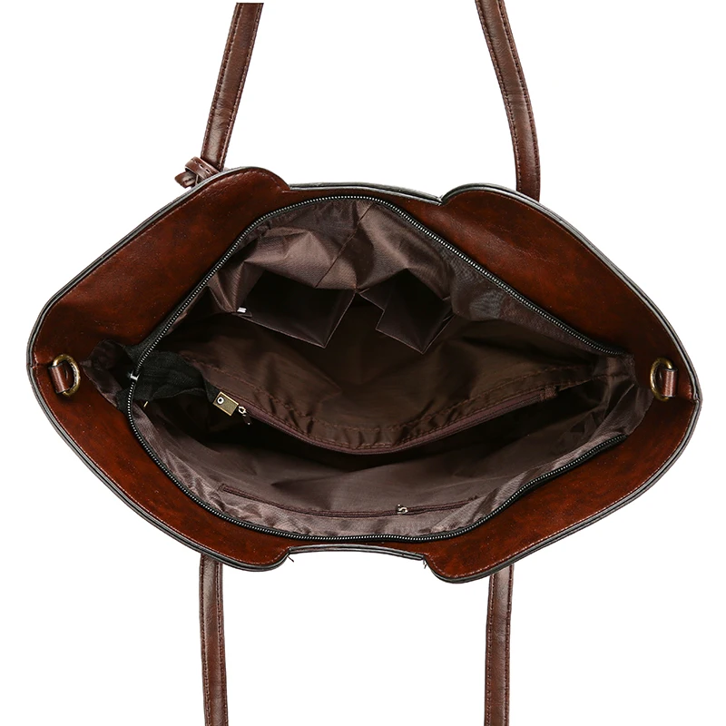 Повседневное молнии Bolsa Feminina Винтаж женский Для женщин кожа Сумки Tassen Crossbody сумки