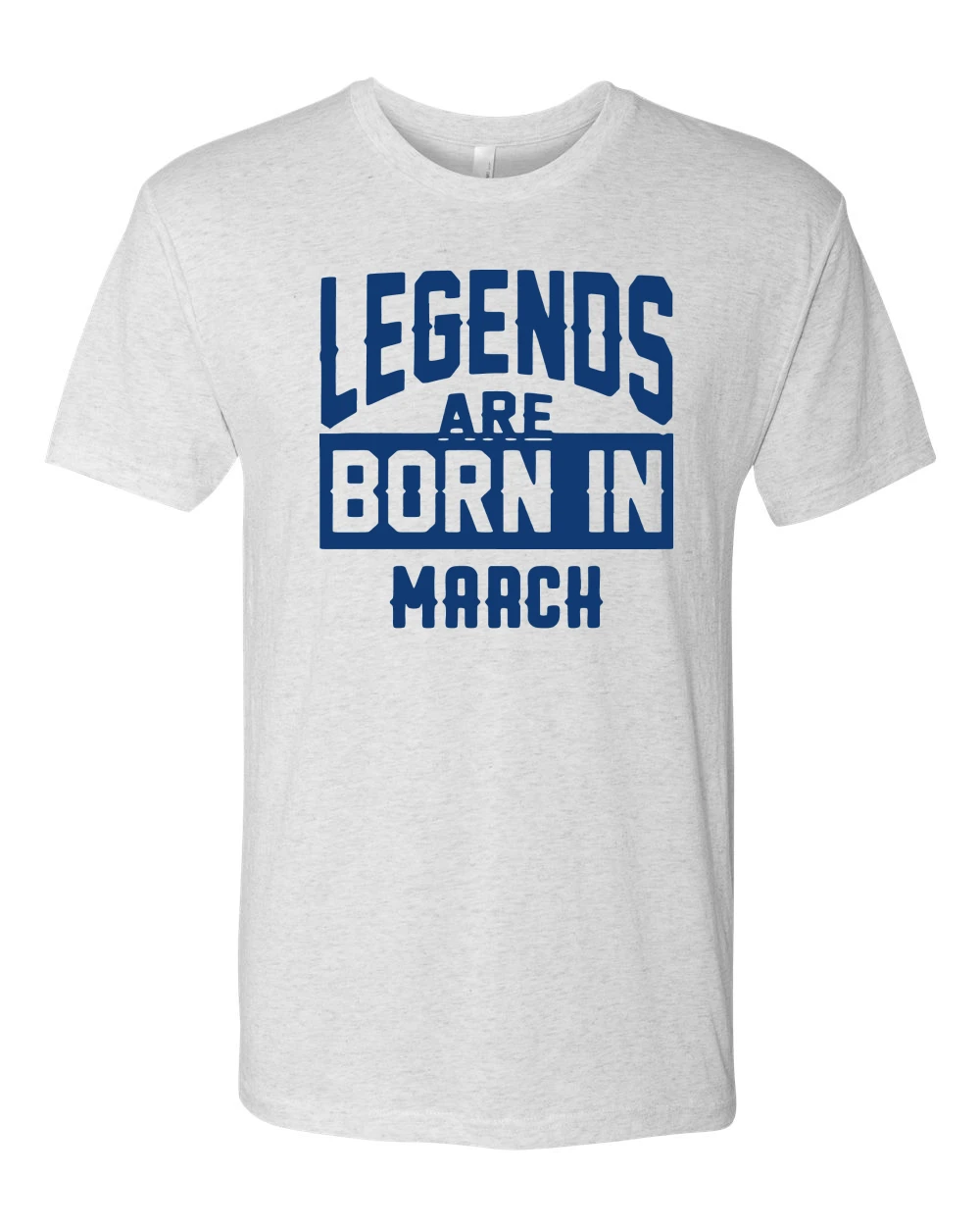 Мягкая футболка на день рождения Legends Are Born March Подарок годовщину | Мужская одежда