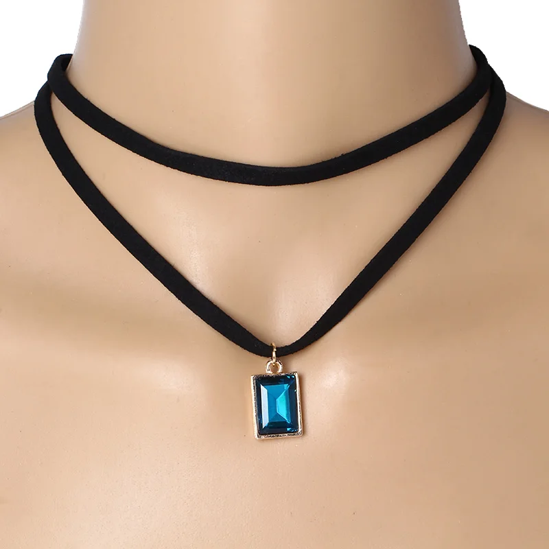 Женские Фланелевые чокер ожерелье элегантное в стиле Харадзюку | Украшения и