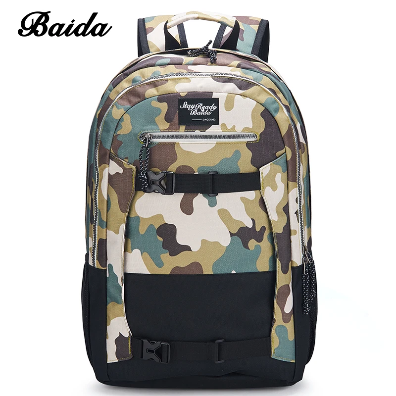 Рюкзак DAIDA мужской для ноутбука камуфляжный унисекс|bags for boys|canvas backpackschool bags |