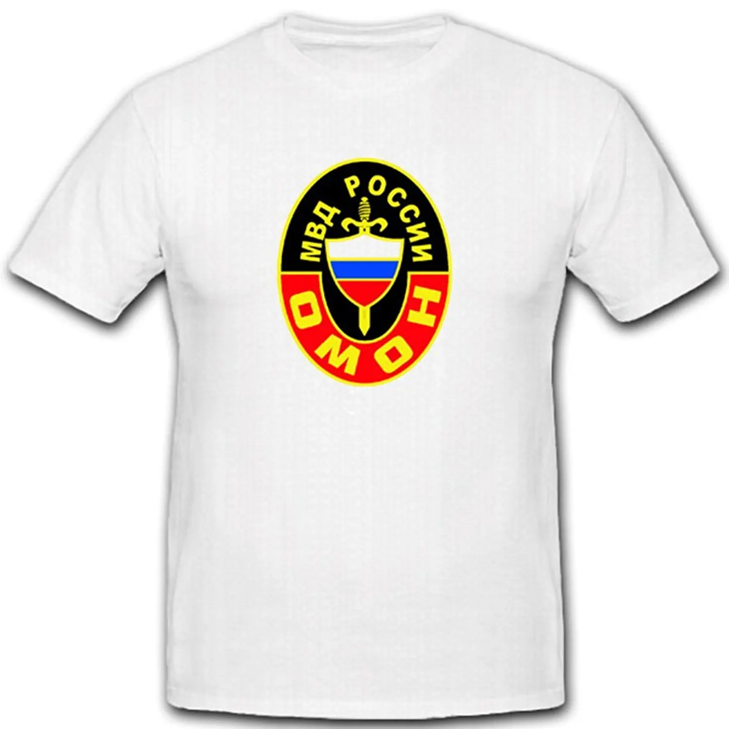 

2019 New Brand Cheap Sale 100 % Cotton Russian Special Forces Military Omon Russia Badge Graphic Shirts