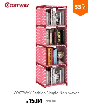 COSTWAY книжная полка для хранения книг детская книжная стойка книжный шкаф для домашней мебели Boekenkast Librero estanteria kitaplik