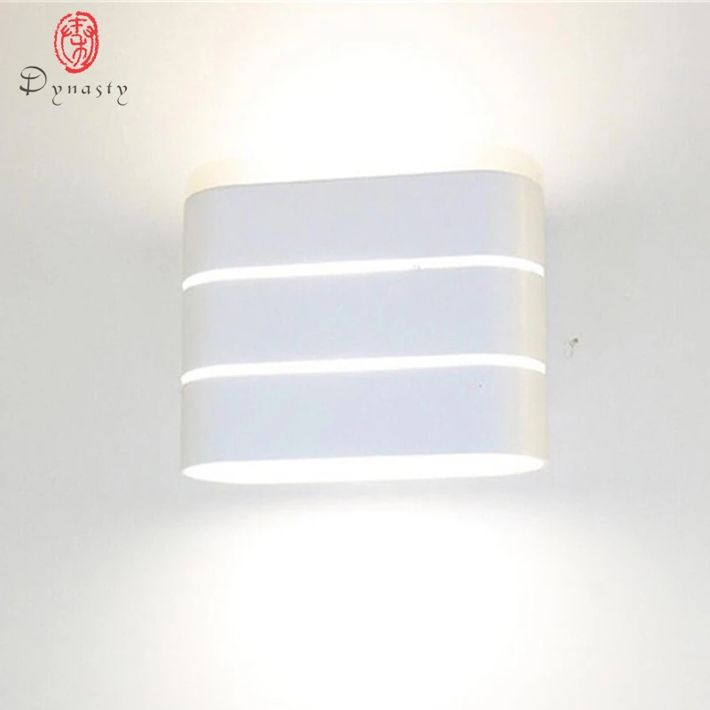 Алюминиевые светодиодные Настенные светильники династии модное простое
