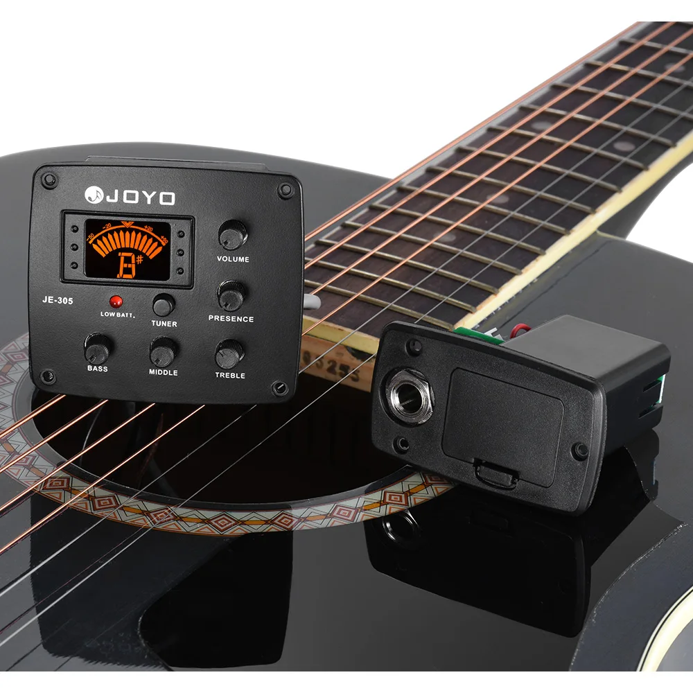 JOYO JE 305 Акустическая гитара пьезоэлектрический звукосниматель предусилитель 4
