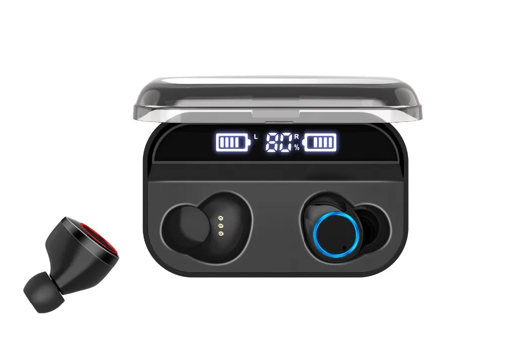 TWS Bluetooth с сенсорным управлением 5,0 водонепроницаемые IPX7 наушники истинные беспроводные наушники HD стерео беспроводные HiFi глубокие басы