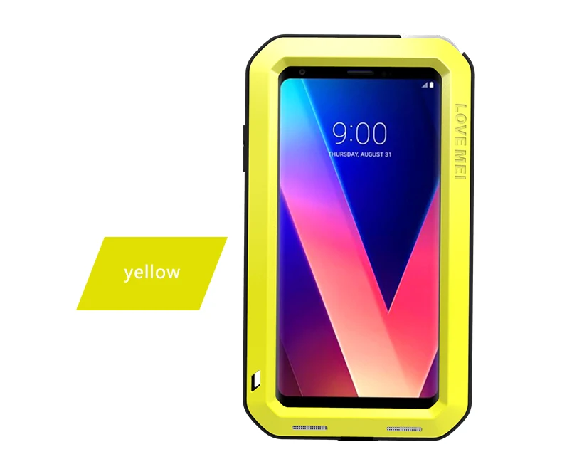 Love MEI Gorilla Glass Screen Case For LG V30/V30+/V35 ThinQ Shockproof Full Body Protect Armor V10 V20 V30 V40 | Мобильные телефоны