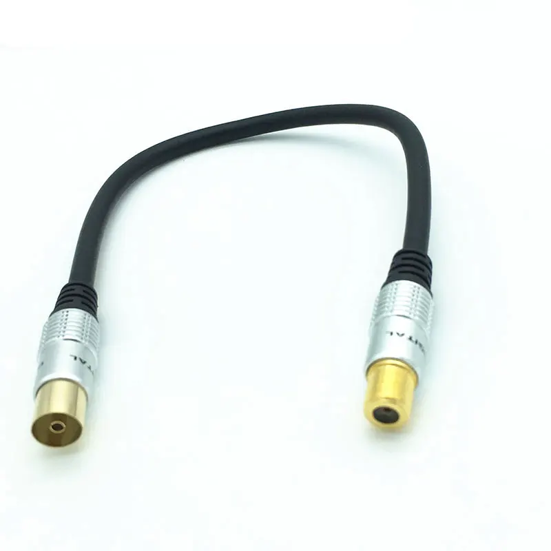 9 5 мм Женский к F Тип коаксиальный ТВ спутниковая антенна кабель 0 3 м | Компьютеры и