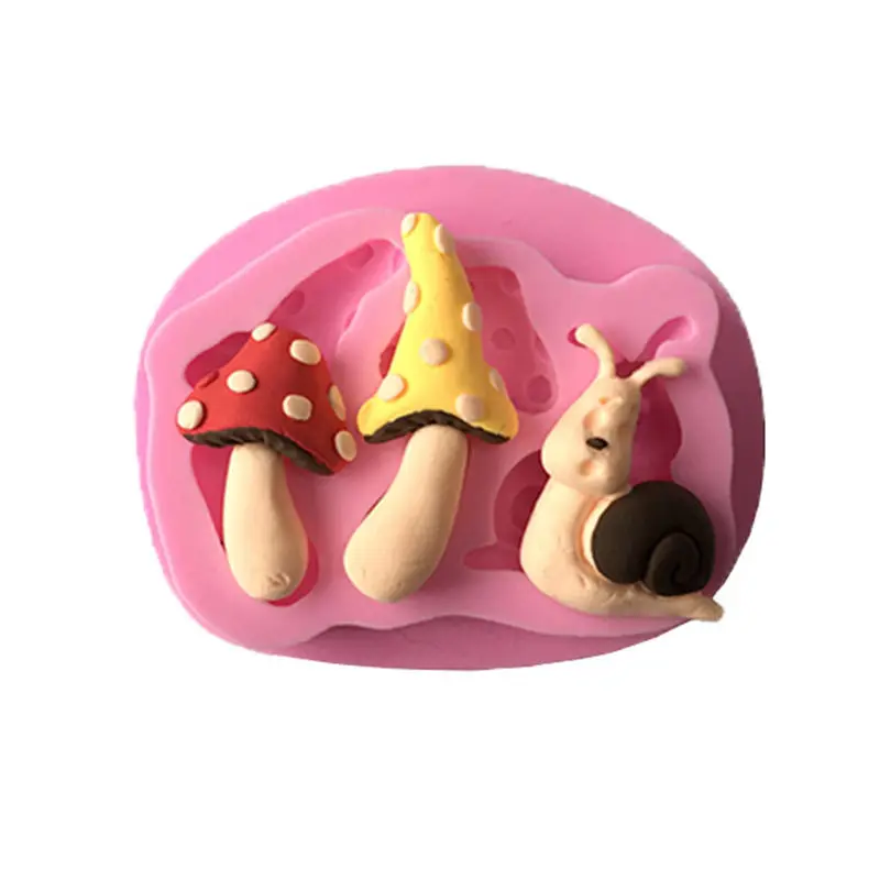 Прекрасный улитки и Красочные гриб торт шоколадный пудинг плесень|pudding mold|chocolate