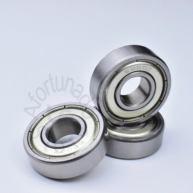 6000ZZ 10*26*8 (мм) 1 шт. подшипник ABEC 5 6000 6000z радиальный из хромированной