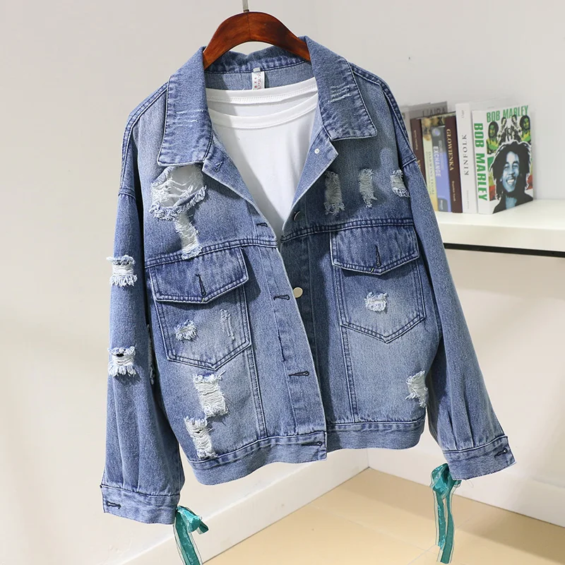 

2019 Women Basic Coat Denim Jacket Women Winter Denim Jacket For Women Jeans Jacket Women Denim Coat loose casual Outwear