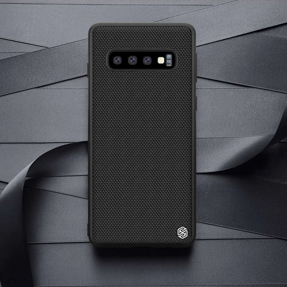 Nillkin нейлоновая PC Пластиковая Задняя крышка для Samsung Galaxy S10 текстурированная