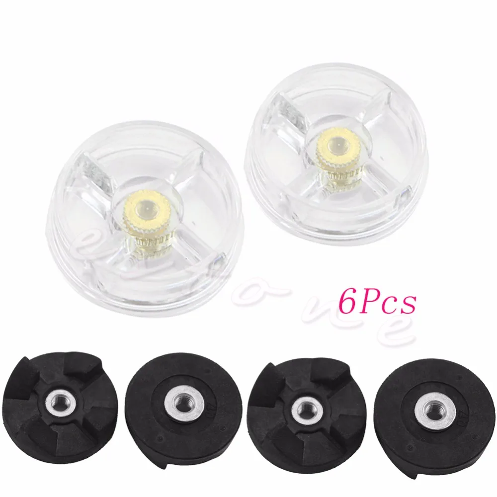 

Replacement 2 Plastic Gear Base 4 Rubber Gear For Magic Bullet Spare Parts